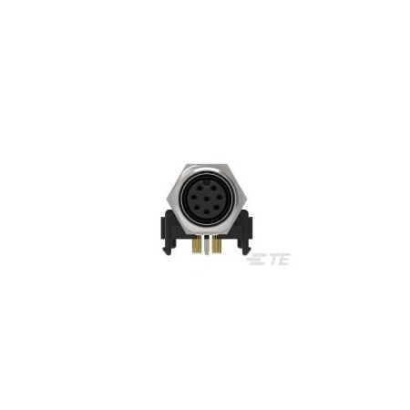 Te Connectivity Circular Connector, 8 Contact(S), Brass, Female, Solder Terminal, Receptacle 5-2172079-2
